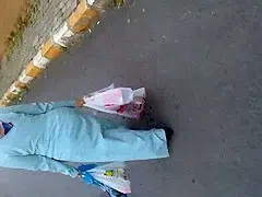 Turkish turbanli street sexy butt