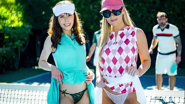 Two Women Deceive Their Steps To Win The Game