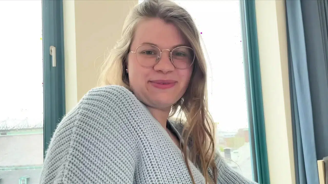 User meeting with chubby Lina. Impregnated by a stranger on her first hotel visit