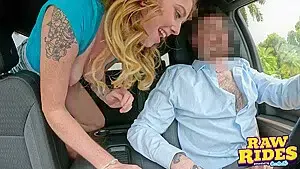 Cute Horny College Redhead With Butt Plug Masturbates And Blows Car Driver For Free Ride – Lucy Foxx