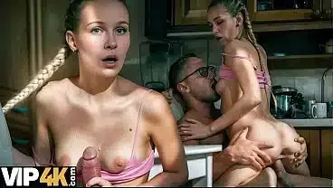 DADDY4K. Young blonde cheats on her boyfriend