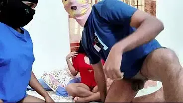 Desi step-mom and step-sis fuck