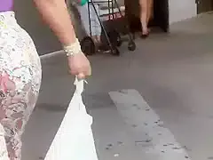 Massive butt of the busty Brazilian hooker