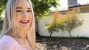 Petite Blonde Thea Summers Flashes Her Pussy And Fucks