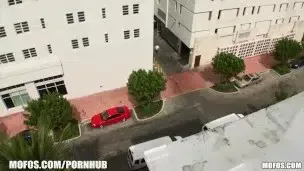 Sun bathing blonde fucks her man for on her