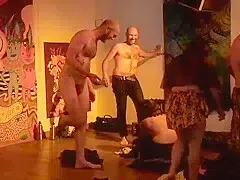 Three Couples Undressing Each Other