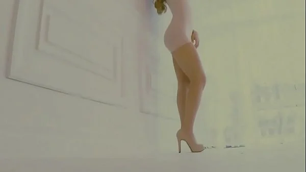 Amazingly hot blonde sexy dance in tight dress and heels – p..com