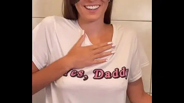 Blowjob and Sex Quickie in wet clothes after cold shower with Hot Brunette Teen