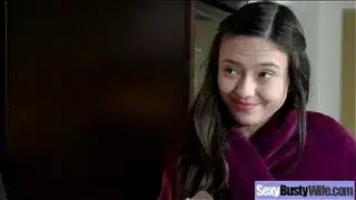 Busty Housewife (Ashton Blake) Having Sex On Camera Clip-06