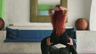 Curly Redhead PAWG in All Black Outfit Gets Her Tight Ass Destroyed Raw in Hotel POV