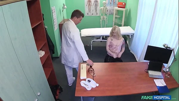 Fake Hosptial Blonde babe really wants her doctor to give her bigger tits