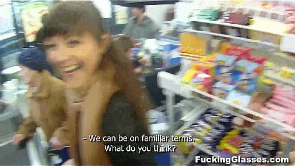 Fucking Glasses – She can’t resist the temptation to get fucked by a handsome