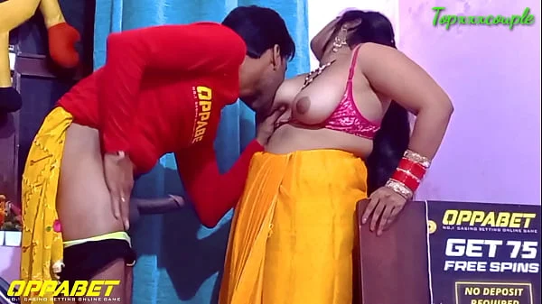 Hot Bhabhi Painful Anal & pussy fuck with nice blowjob.