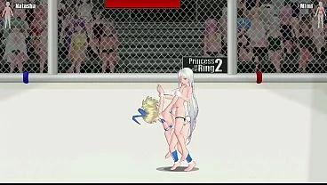 Hot women in lesbian acts in Princess of ring 2 hentai game new video