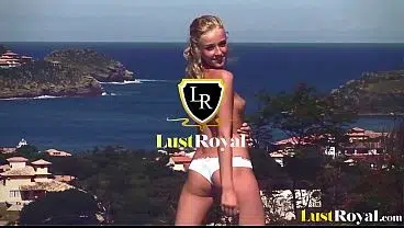 Lusty babe in stockings enjoying hardcore anal fuck