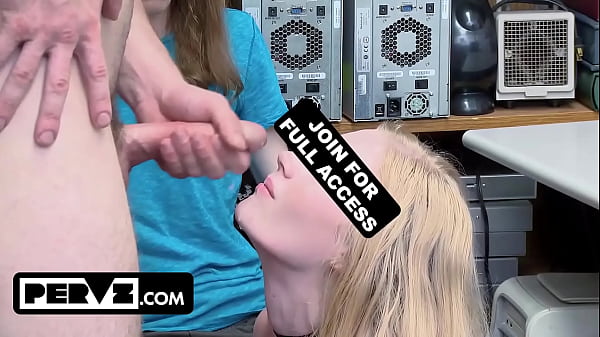 Shoplyfter – Security Guard Cucks Thief Railing His Girlfriend’s Needy Little Pussy in Front of Him