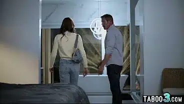 Skinny brunette teen Jewel Diamant has to satisfy her BFs perv stepdad