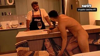 Stepmother ends up fucking behind her husband’s back with her muscular stepson.