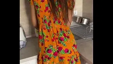 Submissive 18yo Amateur Teen Fucked in her Kitchen