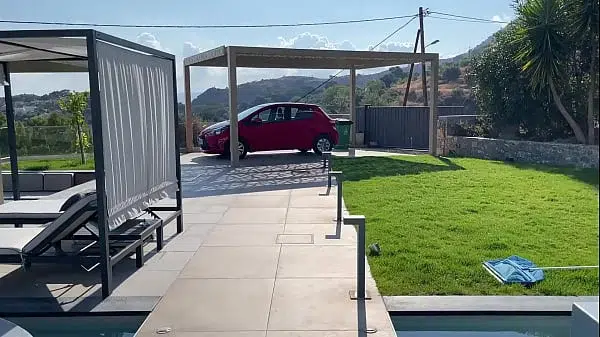 Two toys Masturbation ends with huge pussy creampie