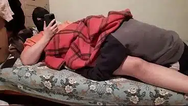 When my girlfriend licks my pussy, I watch porn videos to cum in her mouth faster