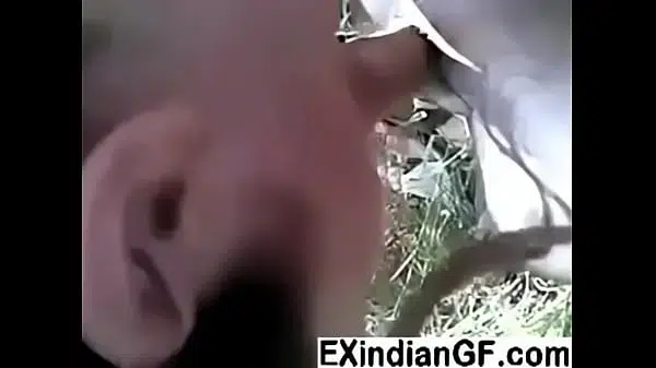 Cute Paki GF fucks on the grass