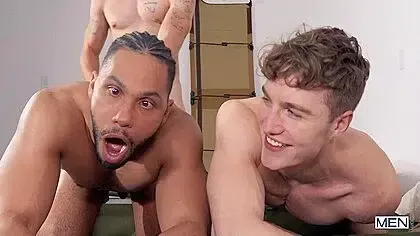 Jack Waters, Kane Fox And Tony Genius In Men: From Army Drills To Wild Threesomes