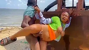 Public Lagos Beach Hardcore Fuck