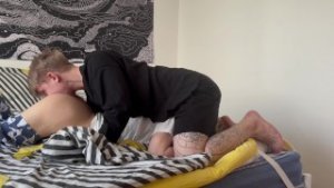 Juicy riming and blowjob with cum