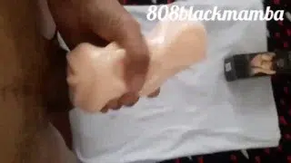 808BlackMamba Juega Con Su Realistic Pussy