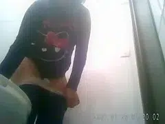 Arabic teen 18+ in toilets