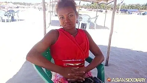 Asd – Andrea – Black Cutie From The Beach Gets Creampie