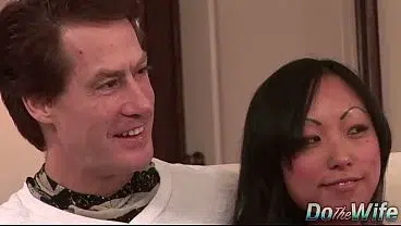 Asian Wife with Big Tits Gaia Fucks a Pornstar