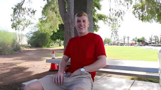 Blonde Stud Kane Bryant Jerks His Cock