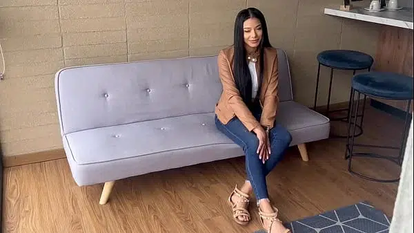 BTS Sex With Hot Latina Teen Model in Jeans and Jacket