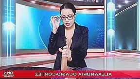 cassandra cain – aoc’s tv handjob