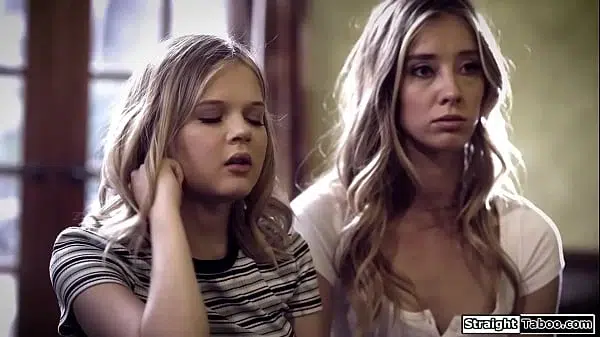 College counselor thinks theres some sexual tension between these teens and suggest they lick ifo him.The small tits blondes suck off the pervs cock