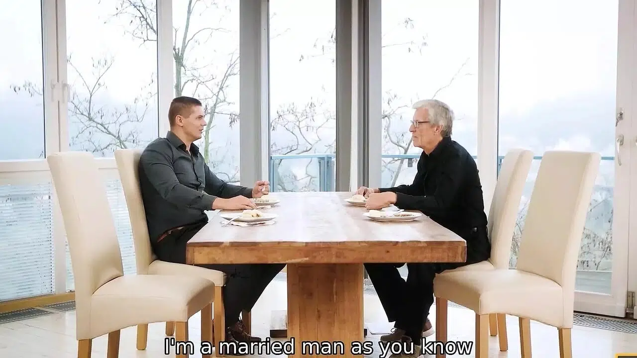 CUCK4K. Older husband asked his friend to came and fuck his hot busty wife