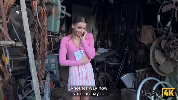 DEBT4k. Debt collector sneaked into Arina Shy’s house