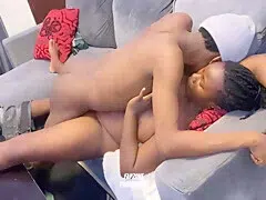 Dominated My Ebony Babe Pussy With My Huge Cock