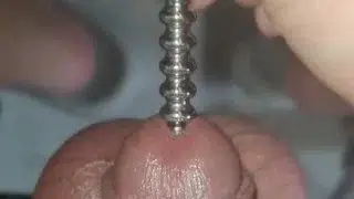 拘束阳具和睾丸插尿道棒