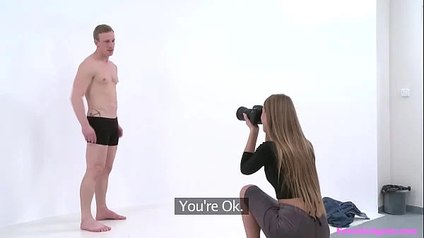 Ex-British Soldier tries Male Modeling and Fucks the Casting Girl – Female Agent