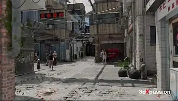 First Time in Chinatown Mode – Hot chinese girl has anal sex in her private room