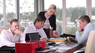 Free Scene – Gangbang Meeting For Executive Office Slut Brittany Bardot Gp1665
