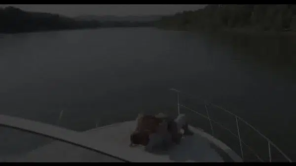 Gorgeous blonde Angie Koks outdoor