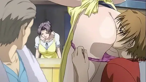 Hentai – Sneakily Eating My Stepmom’s Ass While She Talks with my sFather [Uncensored] [Subtitled]