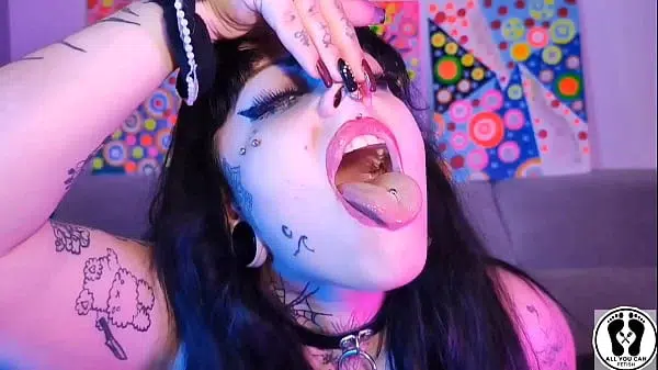 HORNY DEEDEELOVE BIG BOOBS ARMPITS AND NOSE FETISH FILM