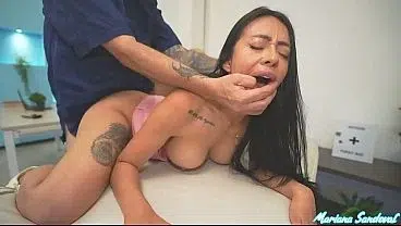 Hot Latina With Perfect Tits Mariana Sandoval Fucks The Doctor In The Office