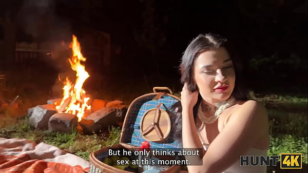HUNT4K. Czech teen Chloe Heart jumped on a hunter’s dick