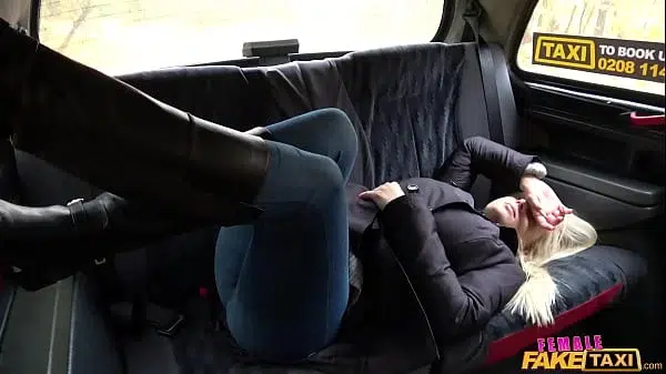 I Let George Bang Away on my Pussy with my Massive TITS OUT – Female Fake Taxi